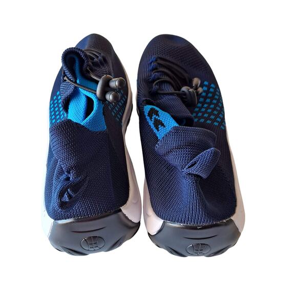 Comfort Wear Black & Blue Ortho Sneakers w/ Wide Toe Bed & Arch Support Size 12 - Picture 3 of 15